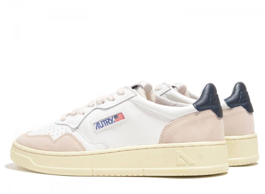 Autry 01 Low LS28 Suede White / Blue - Autry
