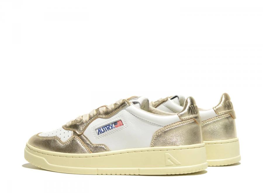 Autry 01 Low WB1-6 Leather White / Platinum - Autry