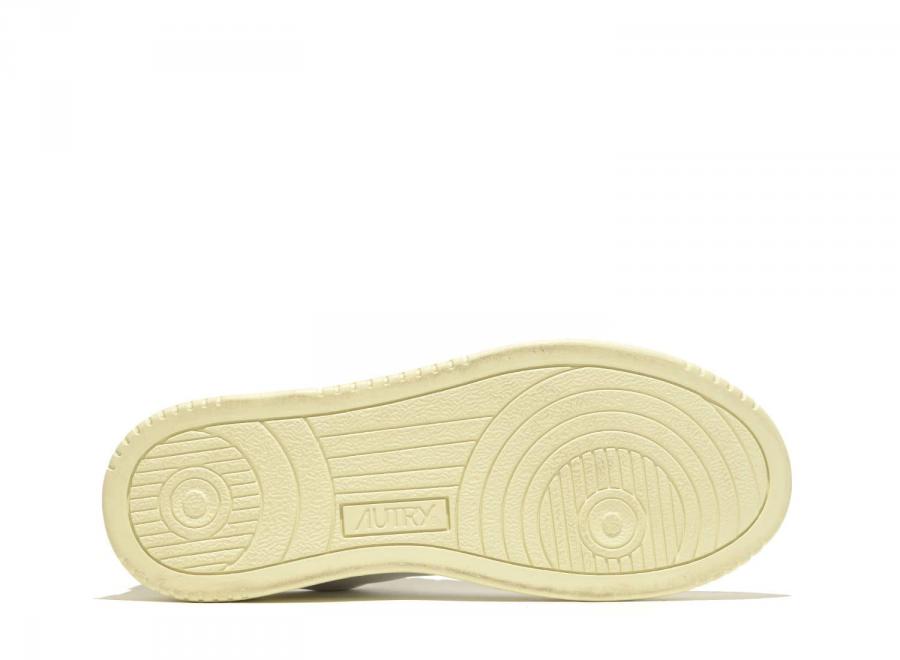 Autry 01 Low WB1-6 Leather White / Platinum - Autry