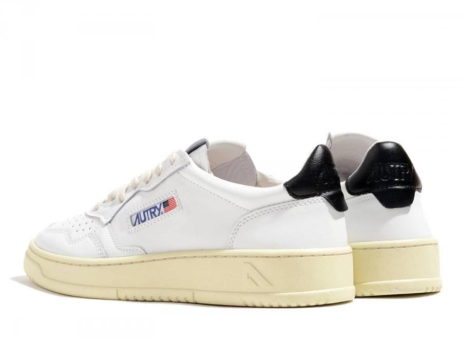 Autry 01 Low LL22 Leather White / Black - Autry