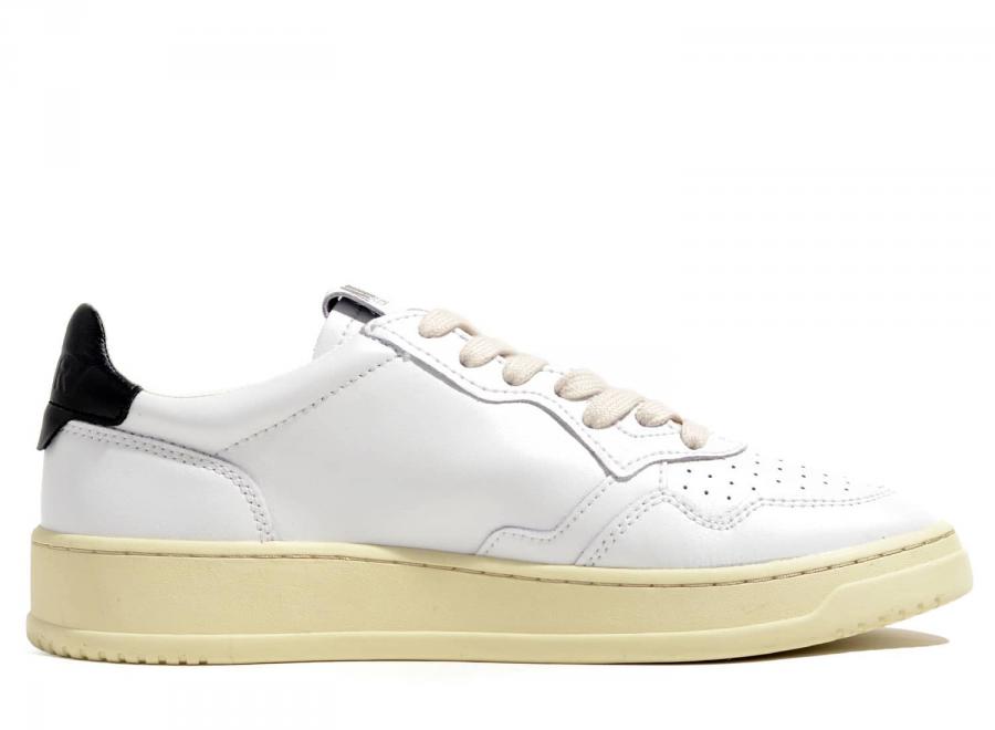 Autry 01 Low LL22 Leather White / Black - Autry