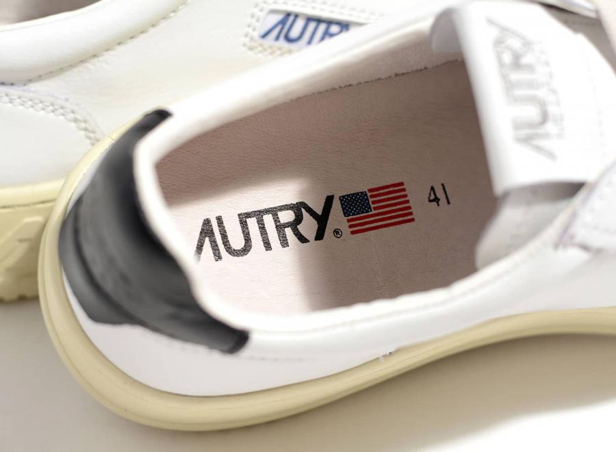 Autry 01 Low LL22 Leather White / Black - Autry