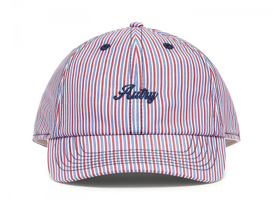 Autry Baseball Cap Stripes Red / Blue / White - Autry