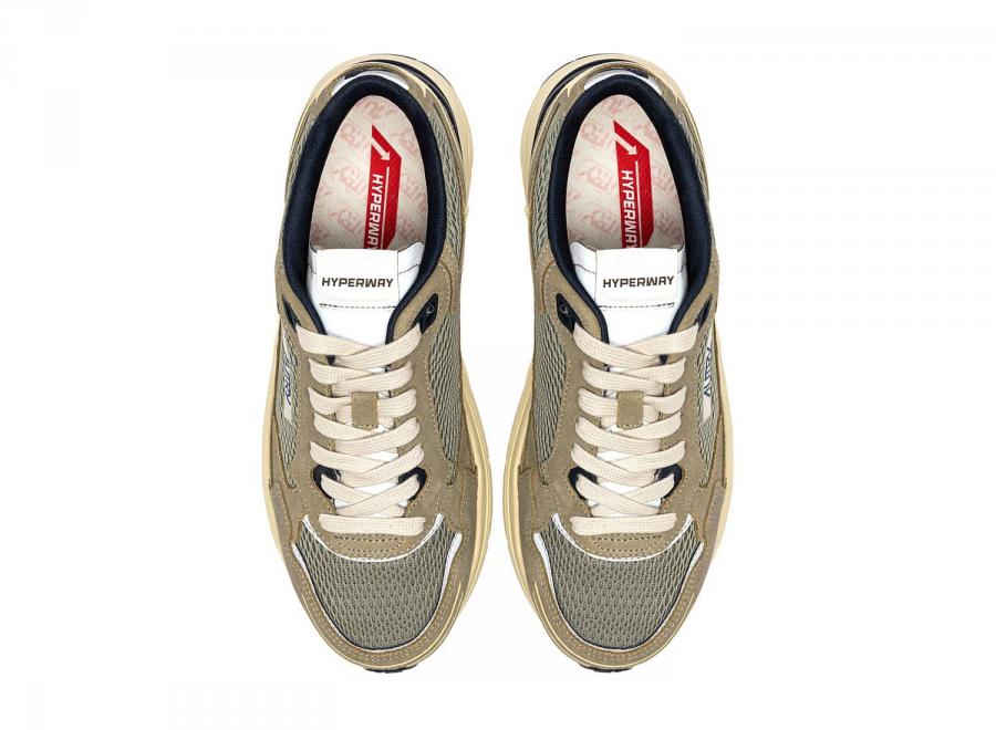 Autry Hyperway Low CI09 Suede / Mesh / Leather Silver Sage / Spa Blue - Autry