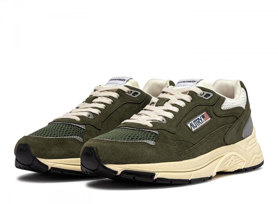 Autry Hyperway Low UM24 Suede / Mesh Salvia / Marshmallow - Autry