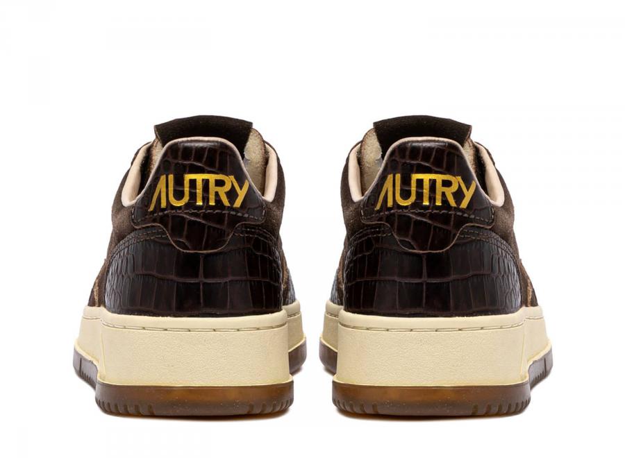 Autry Medalist Low CJ01 Leather / Cocco Print Mustang / Brown - Autry