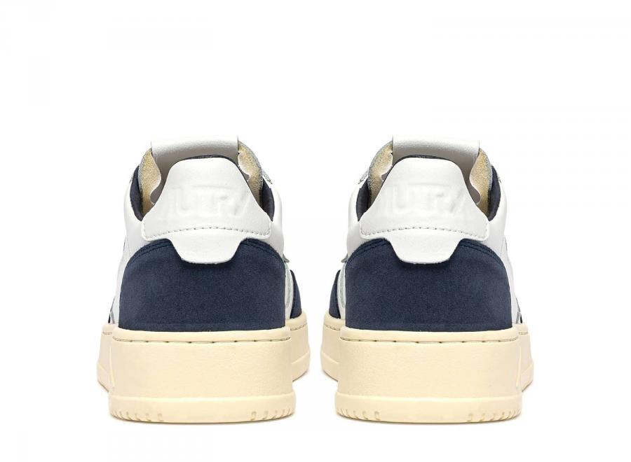 Autry Medalist Low FT22 Soft Leather / Suede White / Denim - Autry
