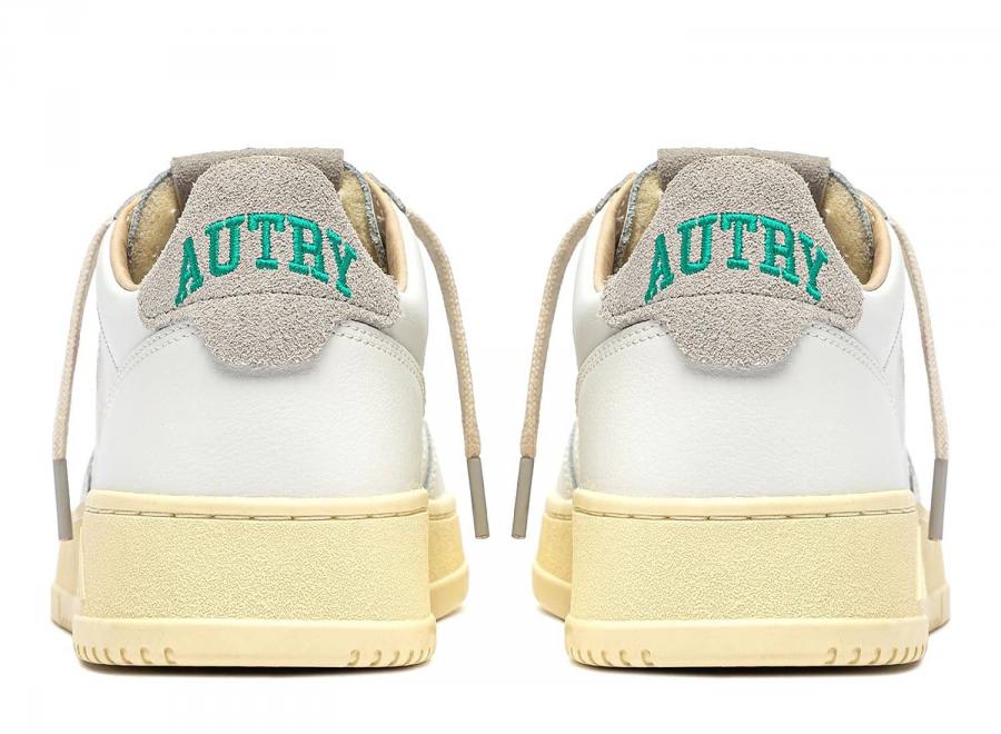 Autry Medalist Low HJ01 Leather / Suede / Logo White / Nuvole - Autry