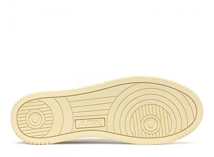 Autry Medalist Low HJ01 Leather / Suede / Logo White / Nuvole - Autry