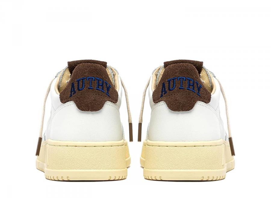 Autry Medalist Low HJ03 Leather / Suede / Logo White / Chocolate Chip - Autry