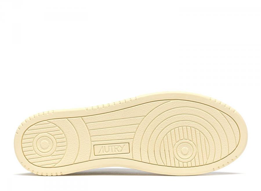 Autry Medalist Low LL29 Leather / Leather White / Mallard Blue - Autry