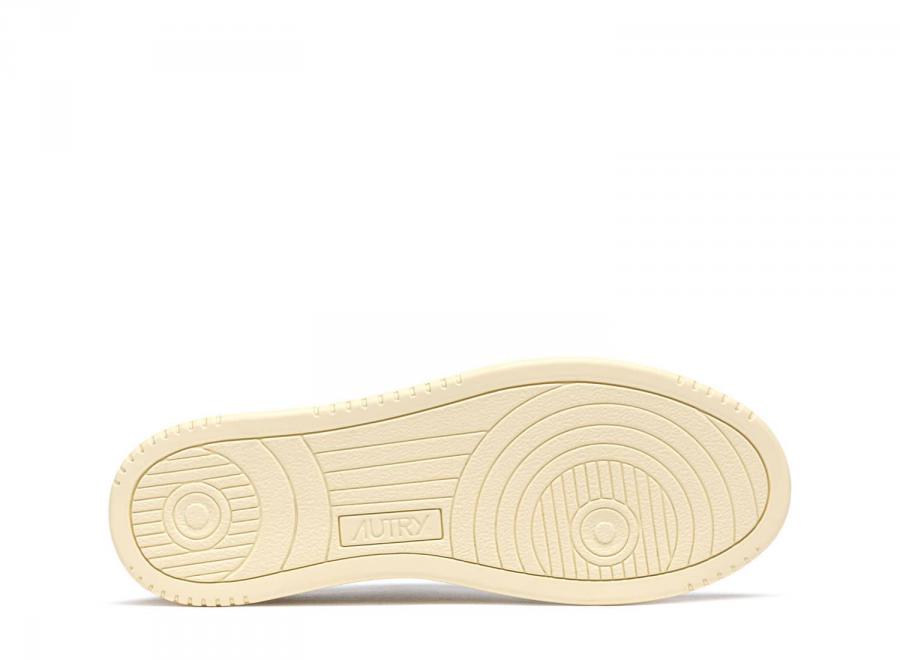 Autry Medalist Low LS17 Leather / Suede White / Bronze Green - Autry