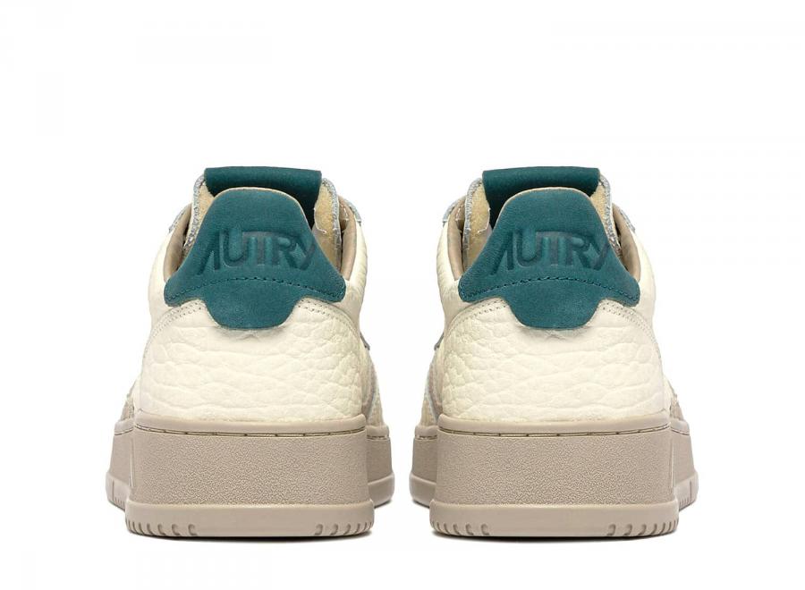 Autry Medalist Low NE18 Nabuk / Elephant / Suede Dark Sea / Feather Gray - Autry