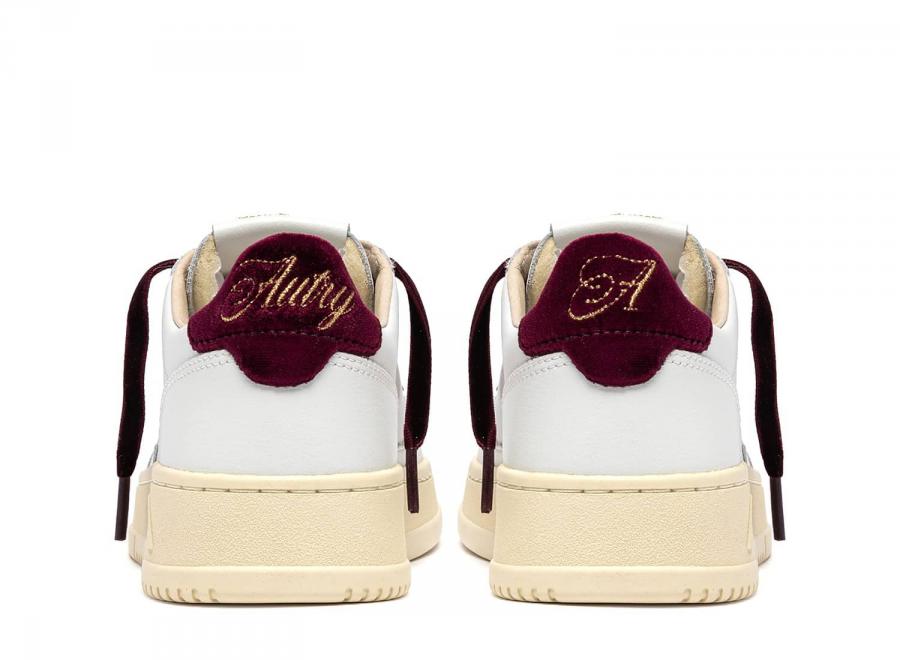 Autry Medalist Low VZ01 Leather / Velvet / Logo White / Fig - Autry