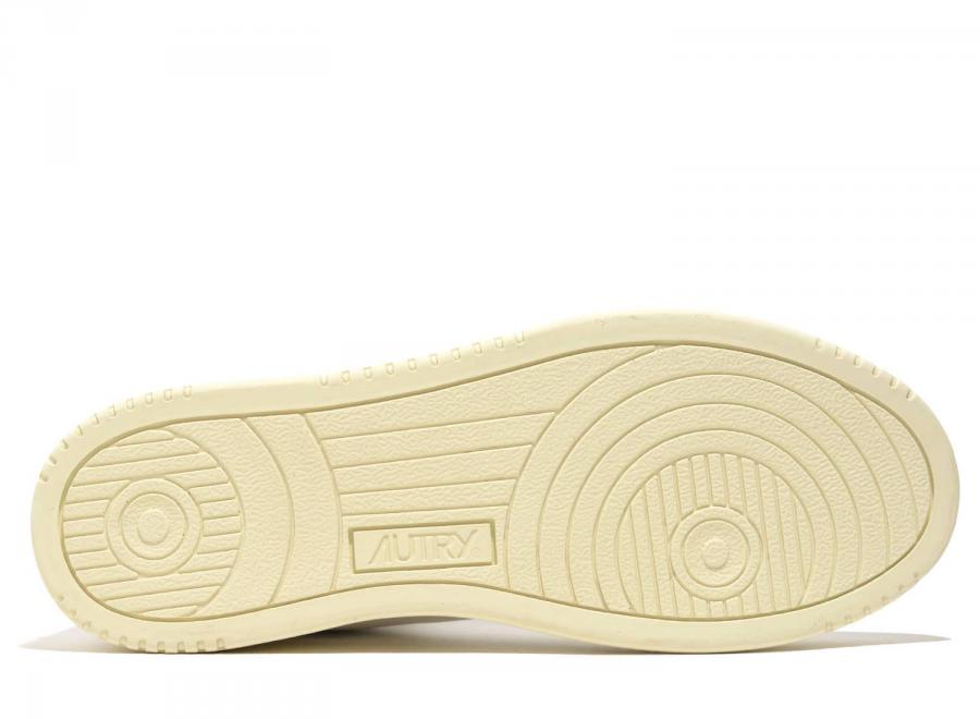 Autry Mid GG04 Leather Goat White - Autry