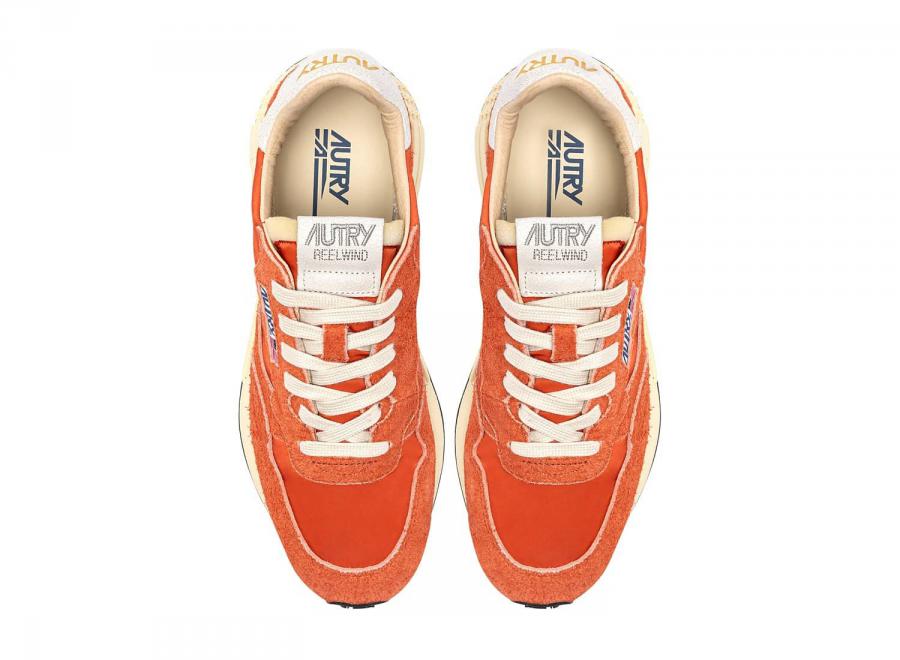 Autry Reelwind Low NC42 Nylon / Crack White / Orange Rust - Autry