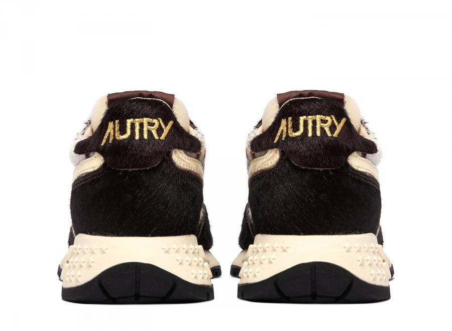 Autry Reelwind Low OG01 Pony / Leather Brown / Wild Cow / Rutabaga - Autry