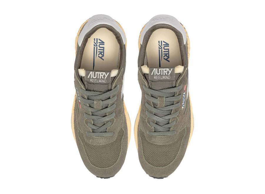 Autry Reelwind Low UT52 Suede / Net Olive Night / Harbor Mist - Autry