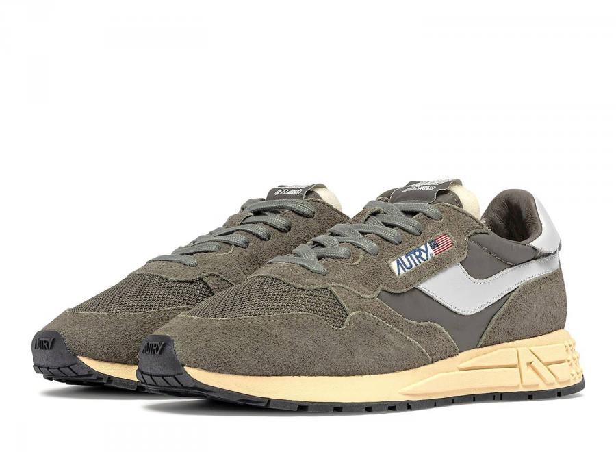 Autry Reelwind Low UT52 Suede / Net Olive Night / Harbor Mist - Autry