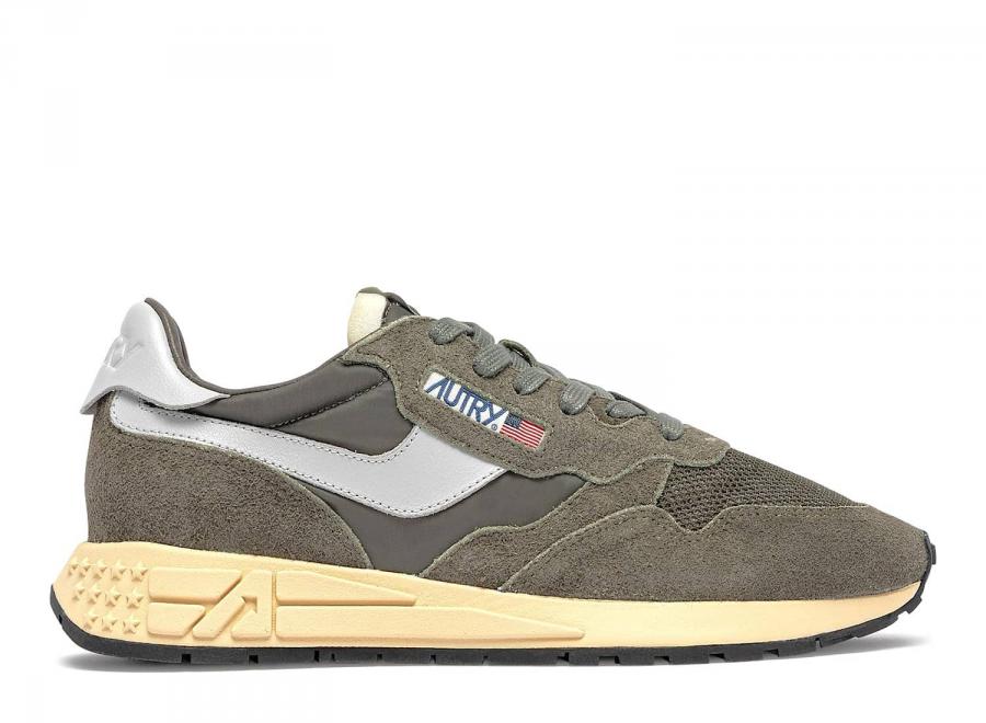 Autry Reelwind Low UT52 Suede / Net Olive Night / Harbor Mist - Autry