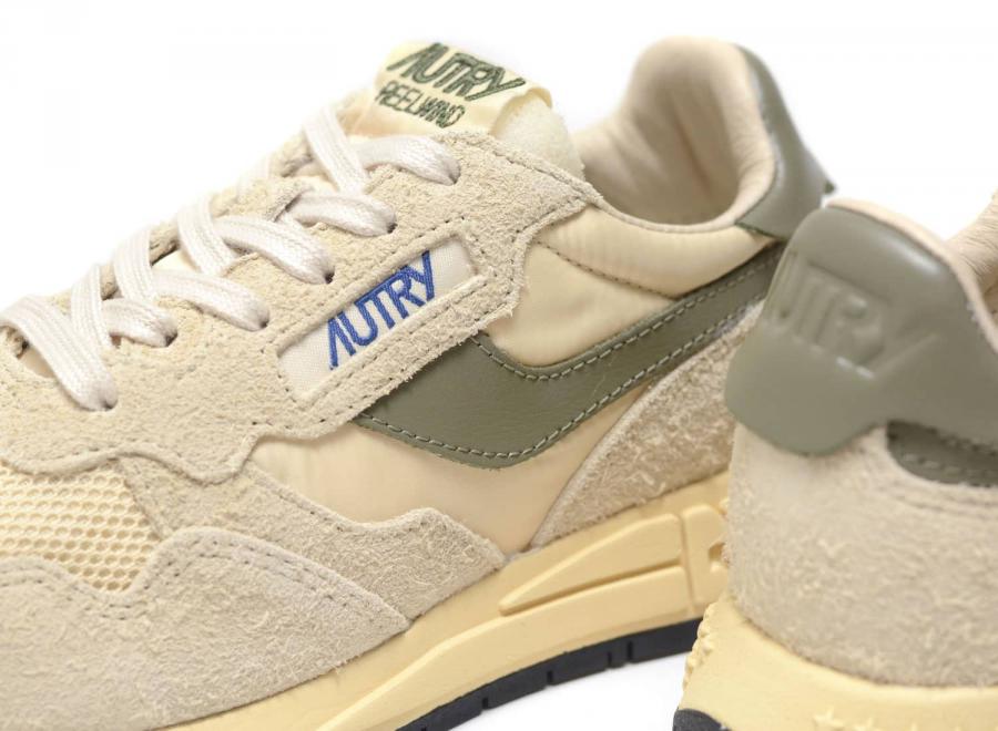 Autry Reelwind Low UT62 Suede / Net Ecru / Covgrn - Autry