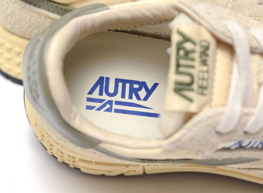 Autry Reelwind Low UT62 Suede / Net Ecru / Covgrn - Autry