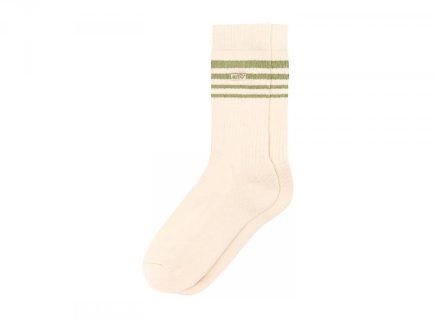 Autry Jacquard Striped Socks Corde / Chrysalis - Autry