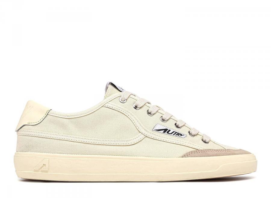 Autry Windscape Low CU02 Canvas / Suede Cream - Autry