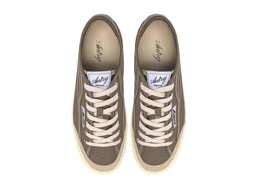 Autry Windscape Low CU03 Canvas / Suede Military - Autry