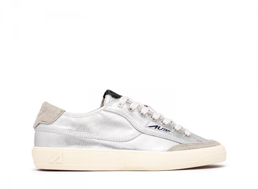 Autry Windscape Low CU07 Canvas / Suede Silver - Autry