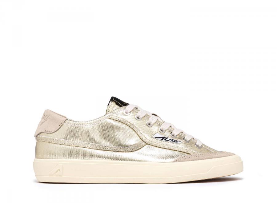 Autry Windscape Low CU08 Canvas / Suede Platinum - Autry