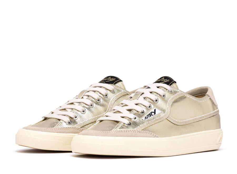 Autry Windscape Low CU08 Canvas / Suede Platinum - Autry