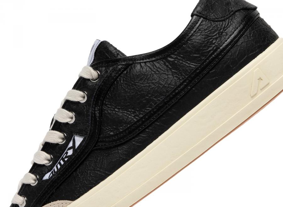 Autry Windscape Low KJ02 Crack / Leather / Suede Black / Sand - Autry