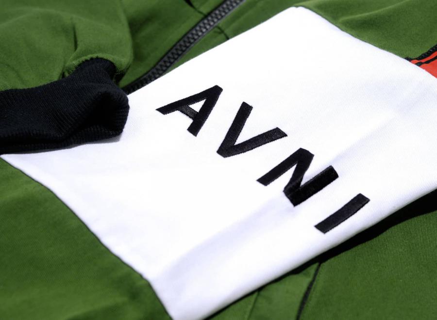 Avnier x Umbro Track Jacket Kaki / Rouge - Avnier
