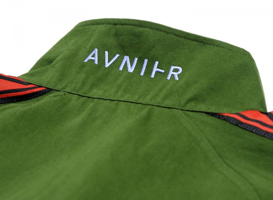 Avnier x Umbro Track Jacket Kaki / Rouge - Avnier