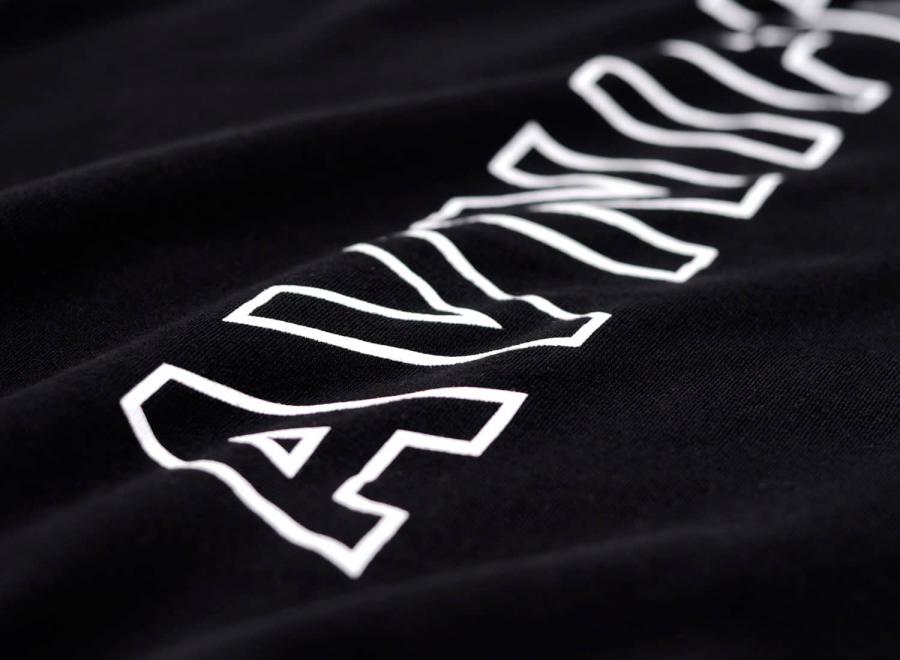 Avnier Vertical Back Hoodie Black - Avnier