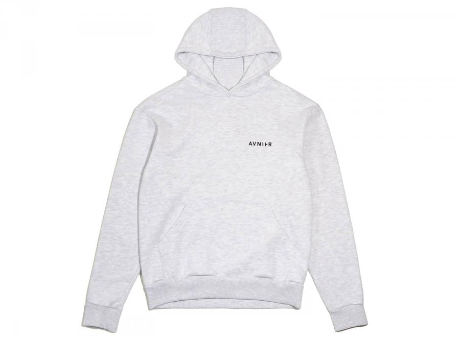 Avnier Vertical Back Hoodie Grey - Avnier