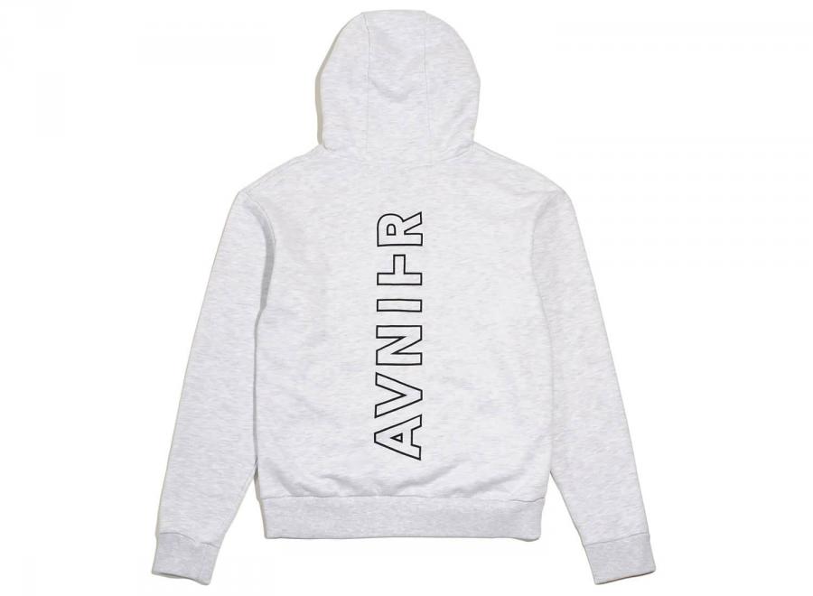 Avnier Vertical Back Hoodie Grey - Avnier