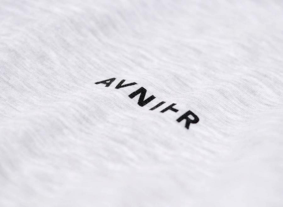 Avnier Vertical Back Hoodie Grey - Avnier