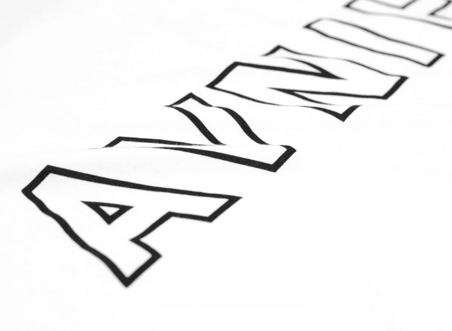 Avnier Vertical Back White Tee - Avnier