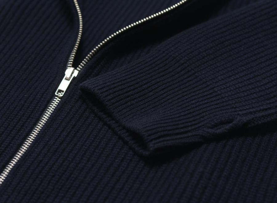 Bellerose Dorzip Knitwear Navy BM262913-DORZIP-041 - Bellerose