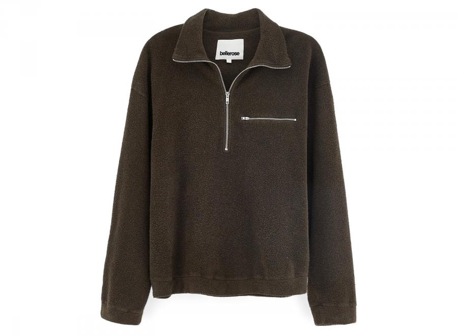 Bellerose Maber62 Sweatshirt Dark Brown BM262322-MABER62-251 - Bellerose