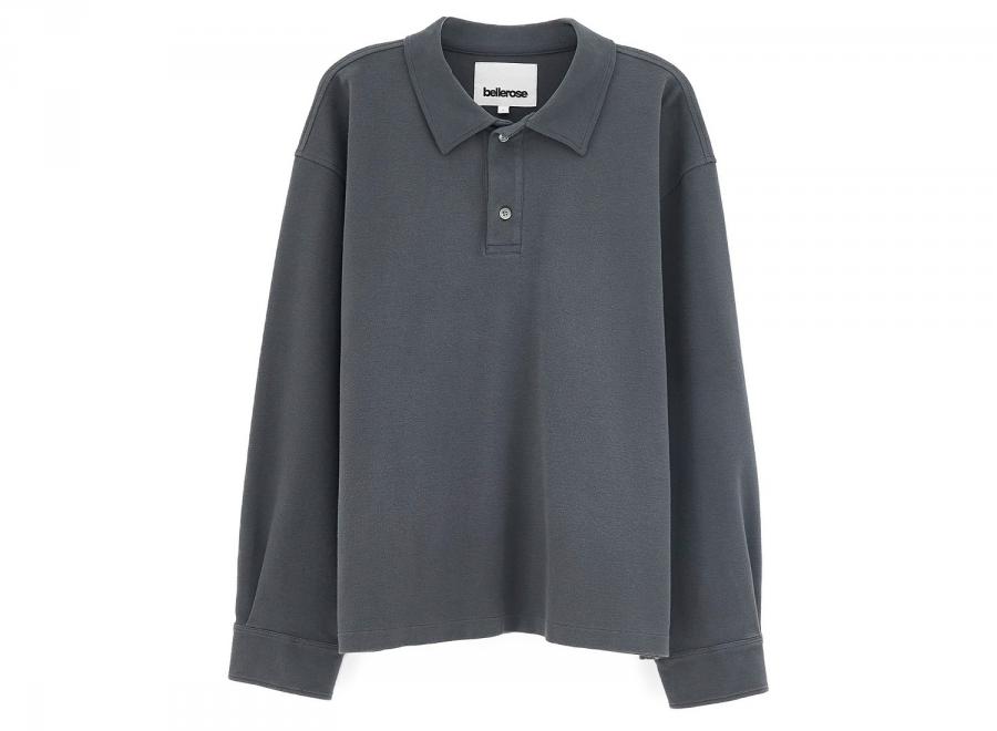 Bellerose Motoko Polo Black Sand BM262312-MOTOKO-954 - Bellerose