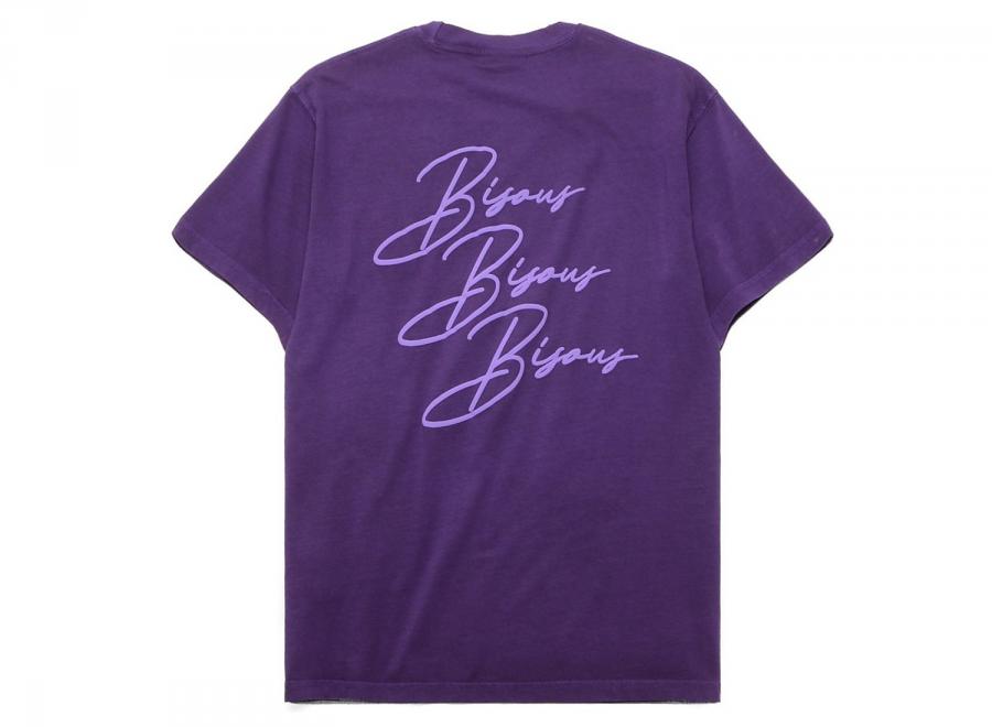Bisous Skateboards Cigarette Tshirt Purple - Bisous Skateboards