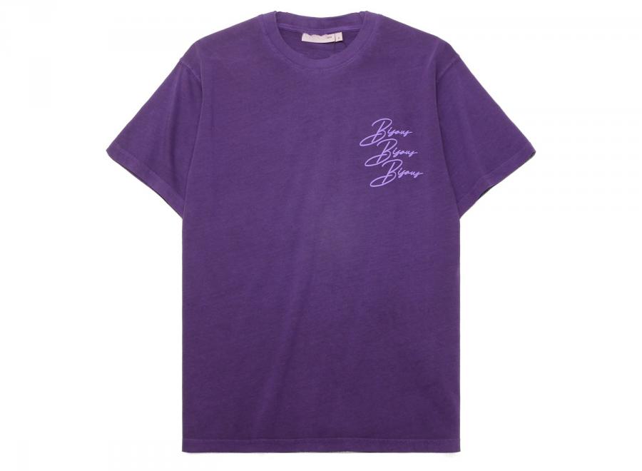 Bisous Skateboards Cigarette Tshirt Purple - Bisous Skateboards