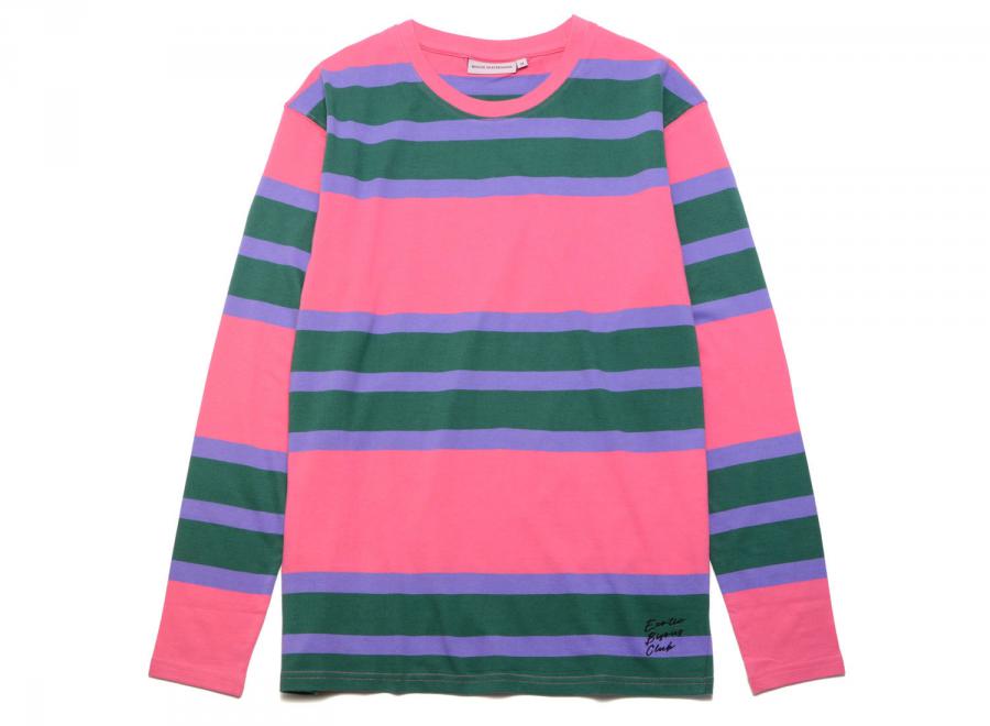 Bisous Skateboards Exotic LS Tshirt Pink - Bisous Skateboards