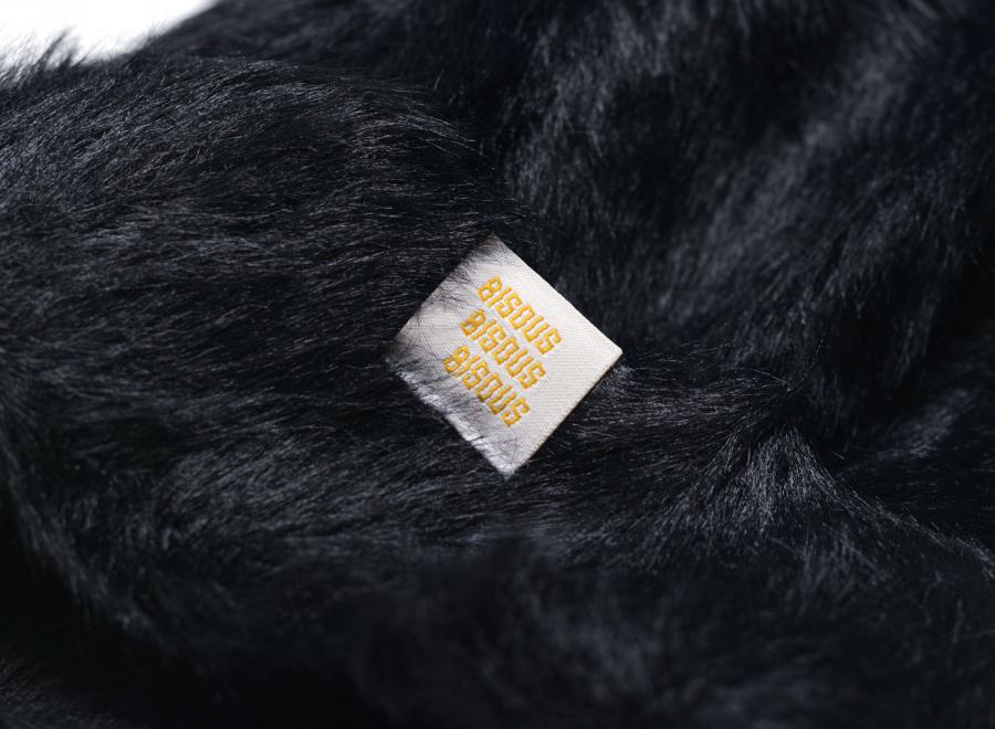 Bisous Skateboards Fake Fur Beanie Black - Bisous Skateboards