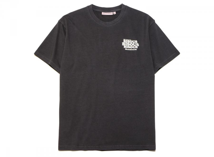 Bisous Skateboards Grease Tshirt Anthracite - Bisous Skateboards