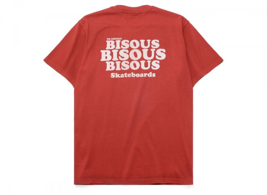 Bisous Skateboards Grease Tshirt Red - Bisous Skateboards