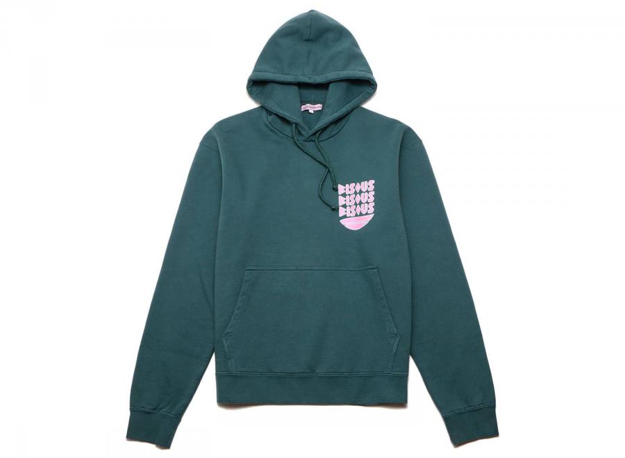 Bisous Skateboards Cap D'Agde Hoodie Forest - Bisous Skateboards